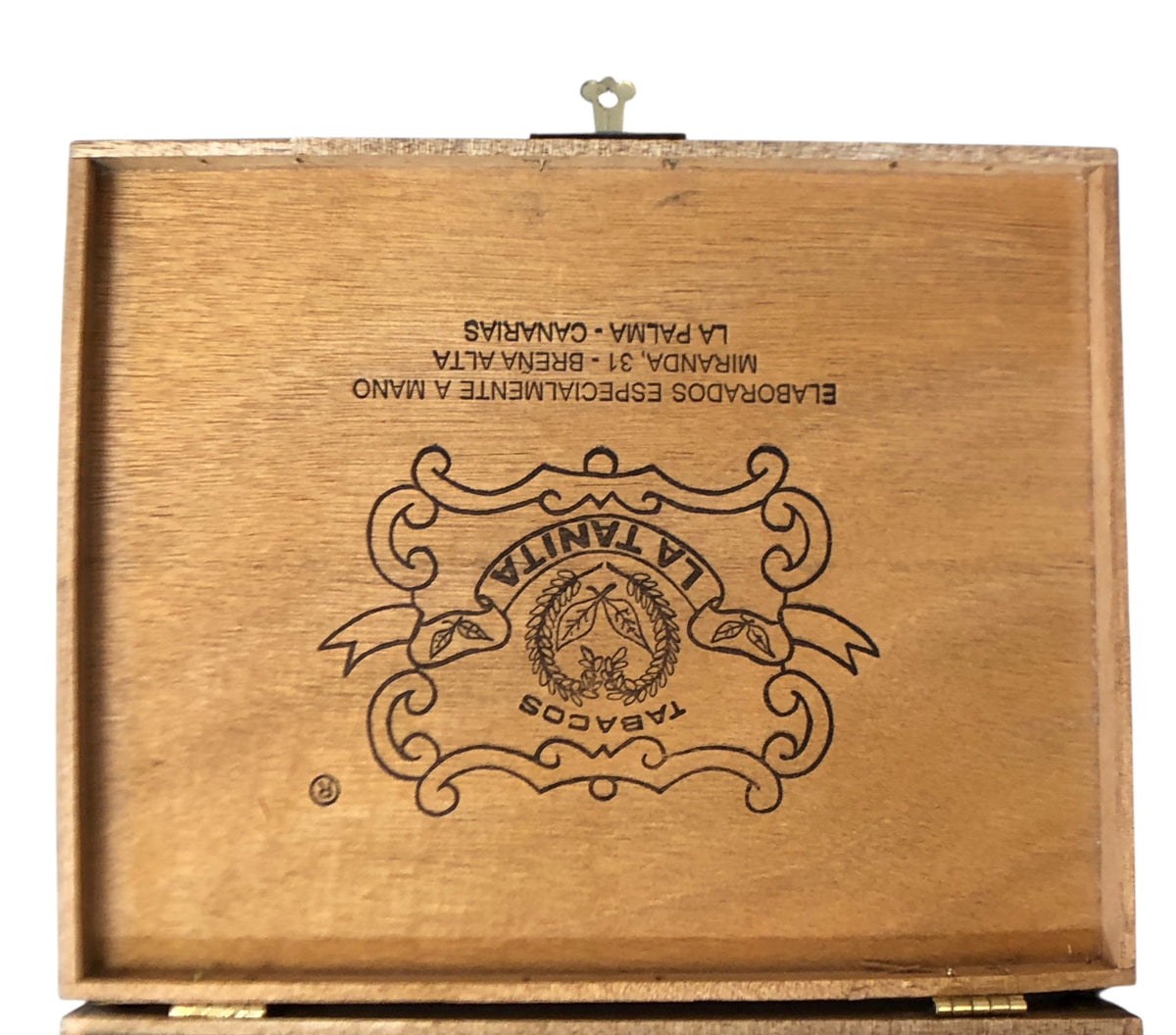 28221 - 9" Tabaco's La Tanita Cigar Box |F-30|
