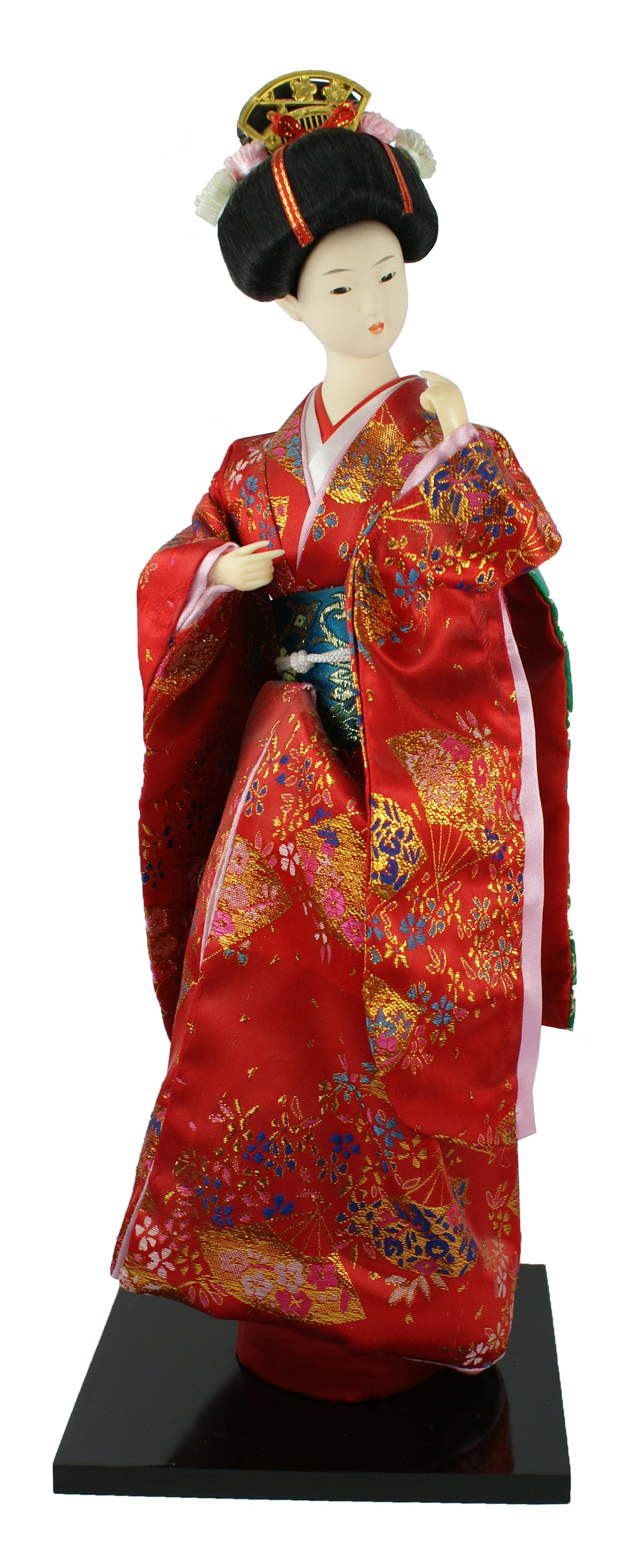 2835 - 16" Red Geisha Doll - Standing - |X-45|