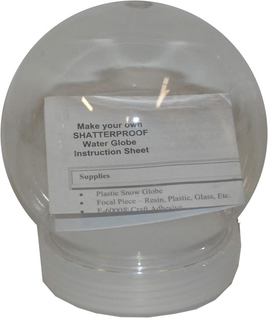 28364 - Plastic DIY Snow Globe - [Ad Garage]