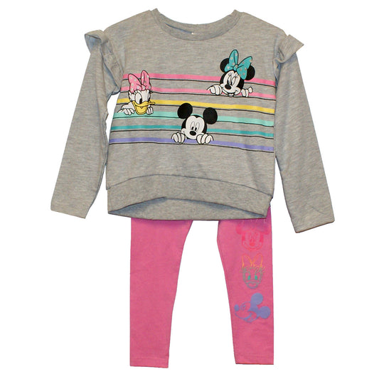 2839 - Child Mickey Mouse Outfit Rainbow Pastel |BHB-14|