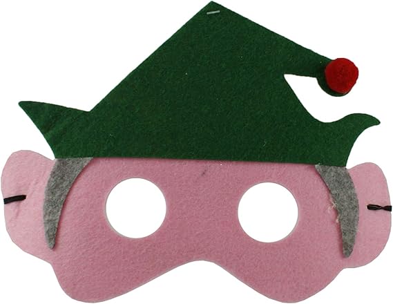 28421 - Felt Elf Mask 10" |Pod 1-10|