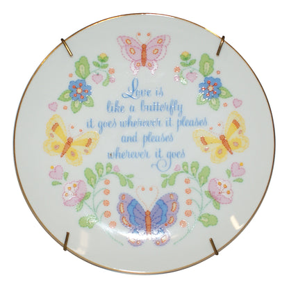 28457 - Love Is Like A Butterfly 6" Plate |18-26|