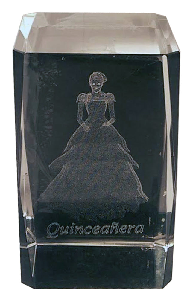 2852 - 3" Cube - Quinceanera |17-19|