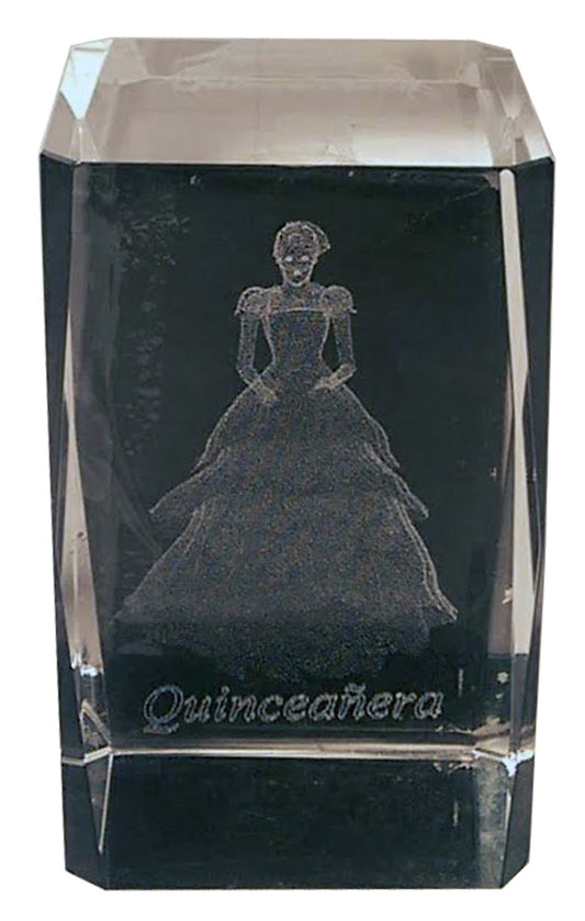 2852 - 3" Cube - Quinceanera |17-19|