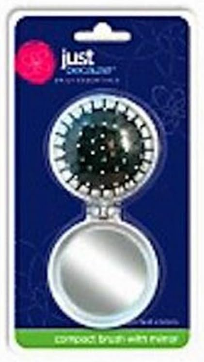 28541 - Compact Brush and Mirror Green - [BA-22]