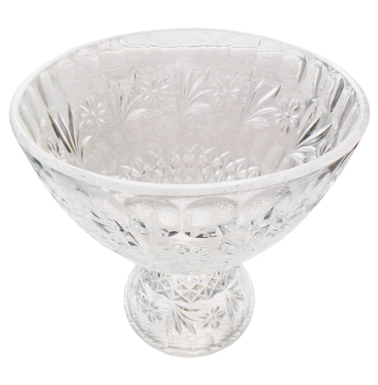 2873 - Anchor Hocking Early American Precut  Glass Punch Bowl |9-14|