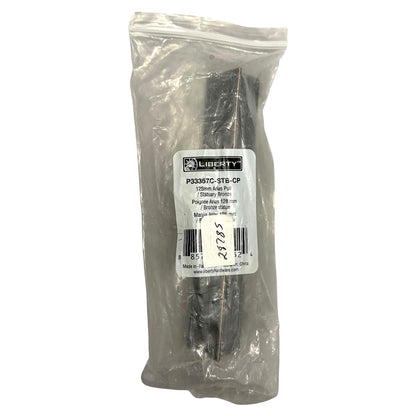 28785 - 5-1/16"(128mm) Simply Geometric Pull Flat Black - P33357C-STB-CP |11-12|