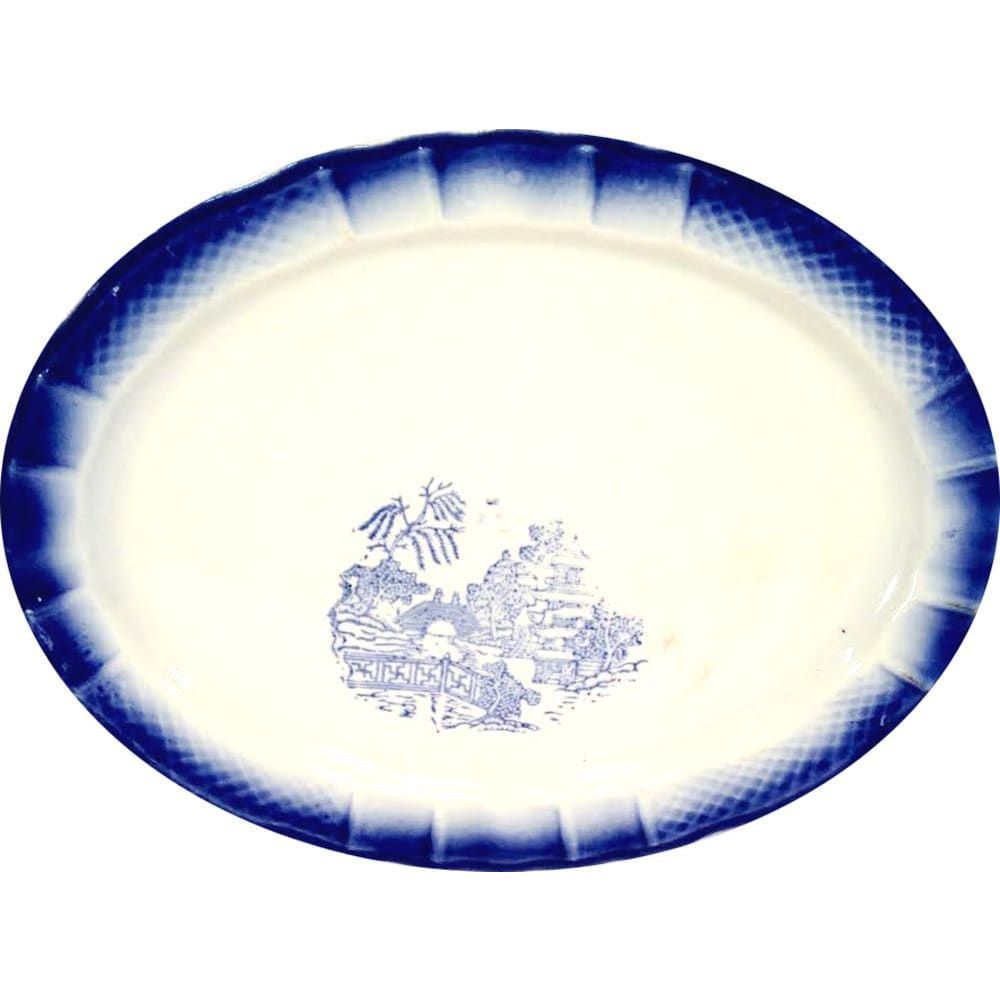 287 - Blue Willow Oval Plate 12" |9-13|