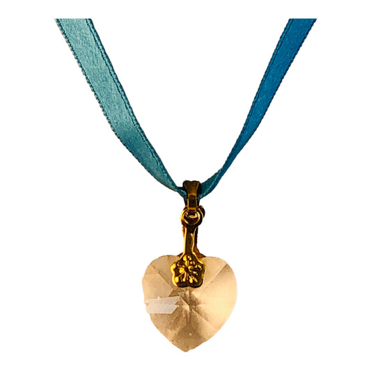 28805 - 1/2" Heart Crystal - [Clear-31]