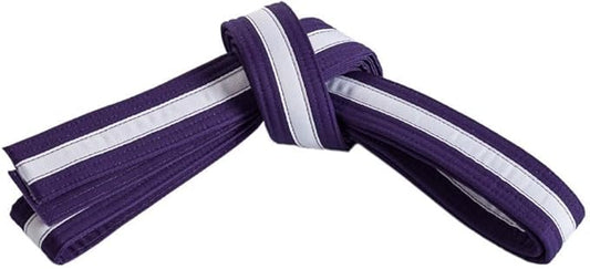 28820 - Purple Belt White Stripe Sz 1 - Belts : JG RILEY