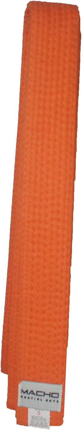 28823 - Macho Belt Orange Size 5 - Belts : JG ULTIMATE