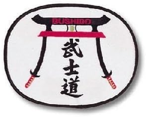 2894 - Bushido Patch Embroidered White Samurai Emblem |S-0|
