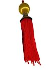 29008 - 8" Red Gold Tassel Set of 2 - |P-17|