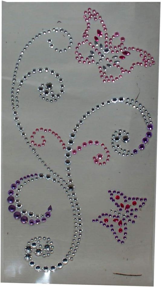 29374 - Bling Stickers Butterfly Swirl - [File 21]