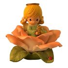 29523 - Beautiful Elegant Coral Desire Rose Angel Figurine for Home and Garden Decor |H-26|