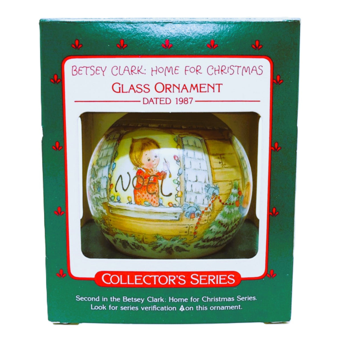 29567 - Elegant Betsey Clark Set of 4 Holiday Christmas Ornaments for Tree and Home Decorations |POD 1-70|