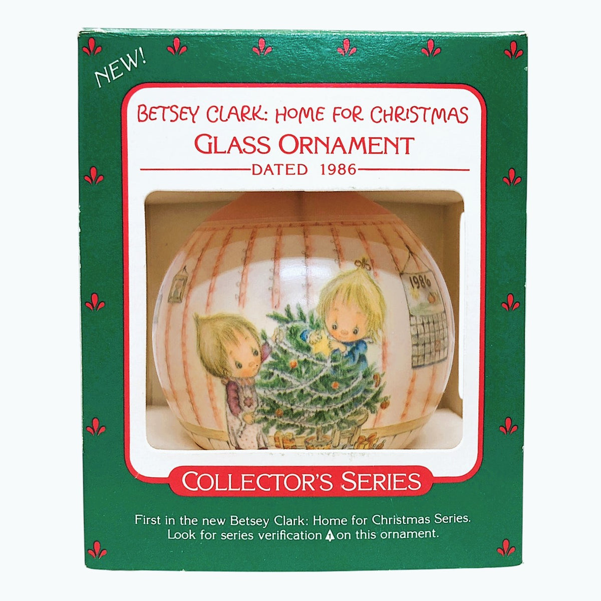 29567 - Elegant Betsey Clark Set of 4 Holiday Christmas Ornaments for Tree and Home Decorations |POD 1-70|