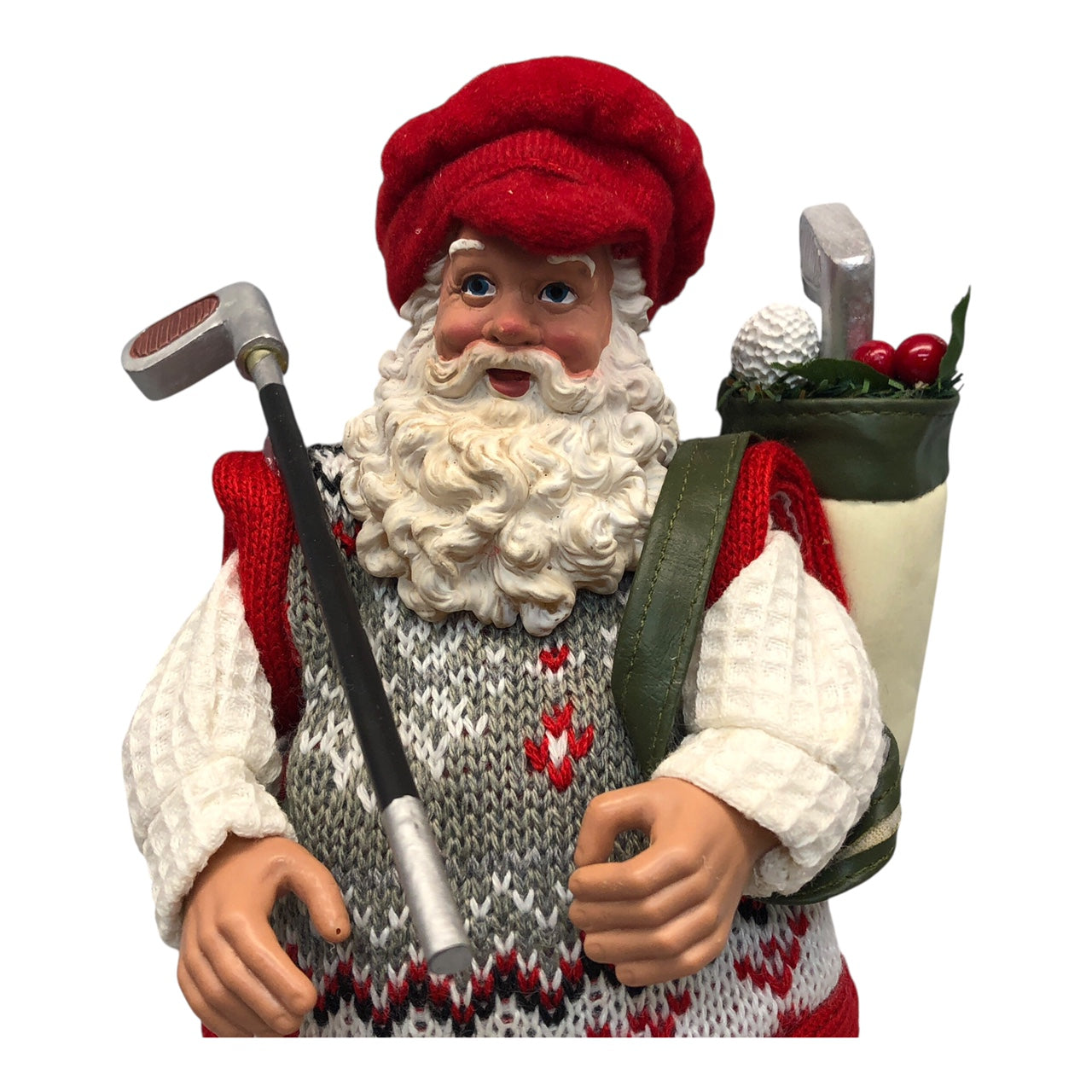 29649 - 9" Golfer Santa Figurine |Pod 2-44|