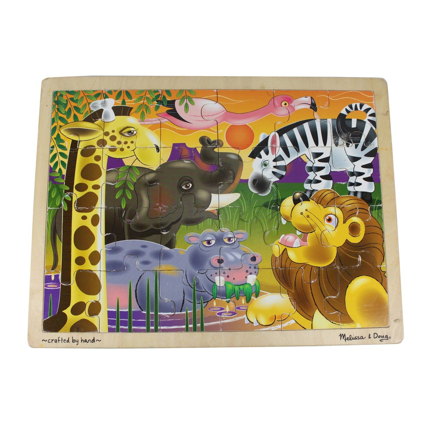 2977 - Melissa & Doug Safari Puzzle - |GR-5|