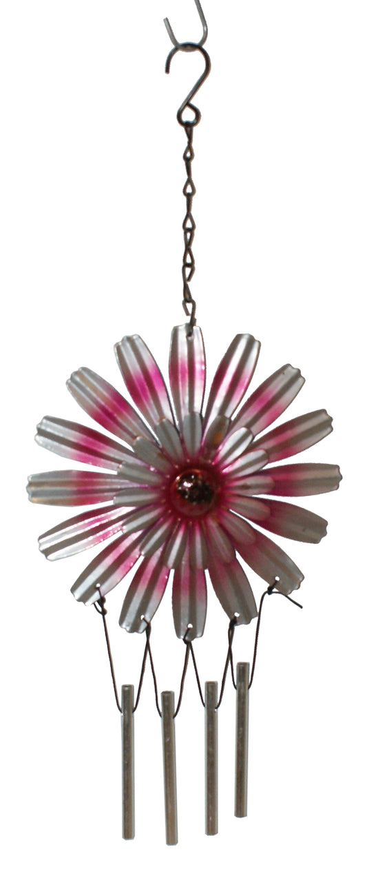 29797 - Flower Windchime Assorted colors Red, Purple, Orange, Blue |G-11|