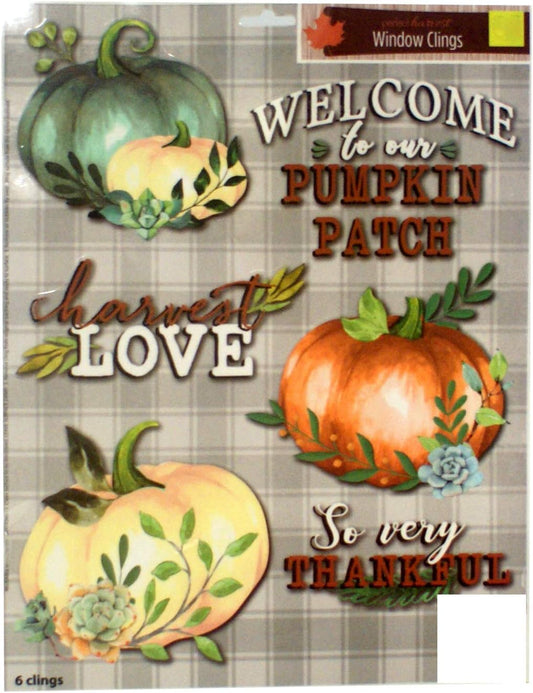 29833 - Welcome to Pumpkin Patch Clings - [9-6]