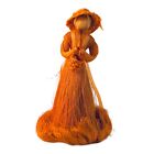 29947 - 8" Orange Straw Lady |H-52|