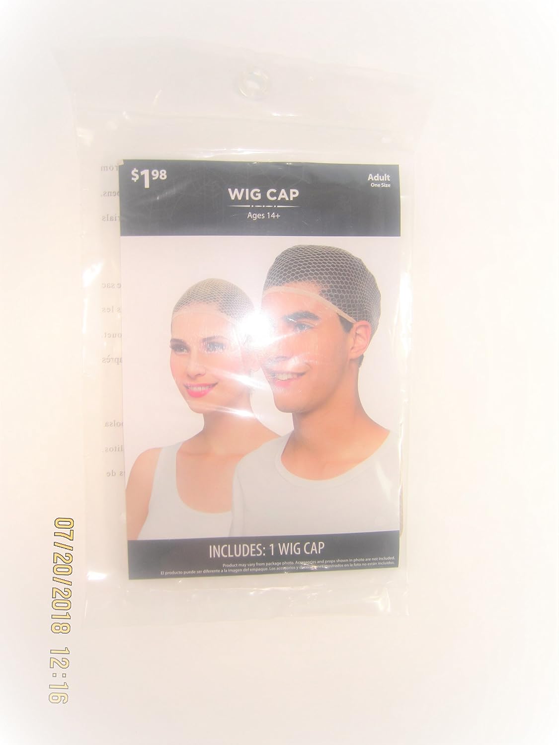 29973 - High-Quality Halloween Wig Cap One Size for Costumes and Parties |BHA-12|