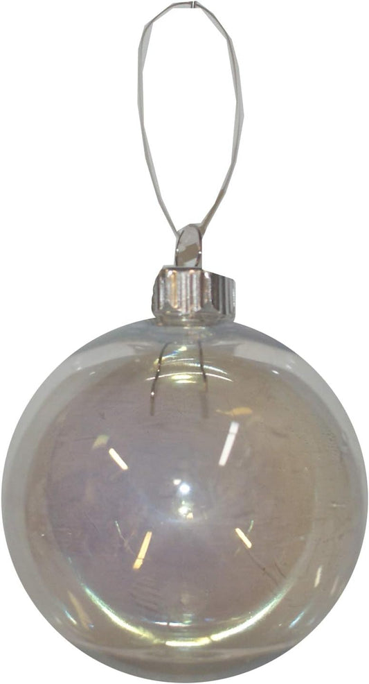 29983 - Clear Plastic Ornament Bulb