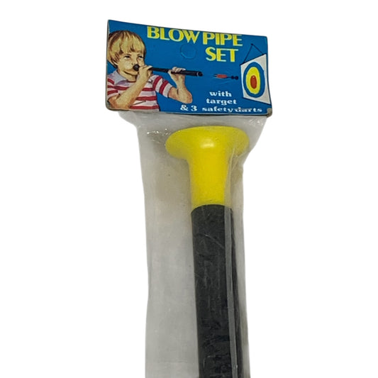 5071 - Toy Safe Blow Gun Pipe Set with Plastic Darts and Target |R-45|