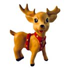 30031 - Elegant 4.5" Reindeer with Red Harness for Christmas Decor and Holiday Displays |H-52|
