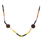 30055 - FIMO Beaded Flower Choker 15" - [Clear-192]