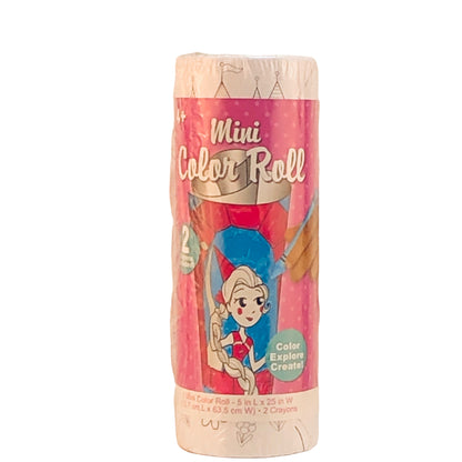 30099 - Set of 8 Mini Color Roll Princess - Colors Included 5" |2-20|