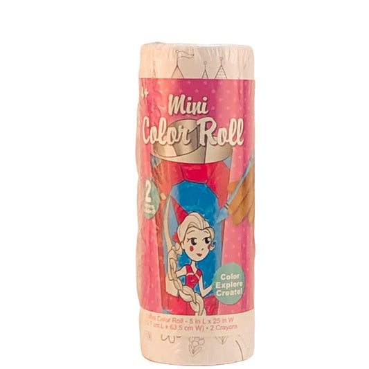 30099 - Set of 8 Mini Color Roll Princess - Colors Included 5" |2-20|