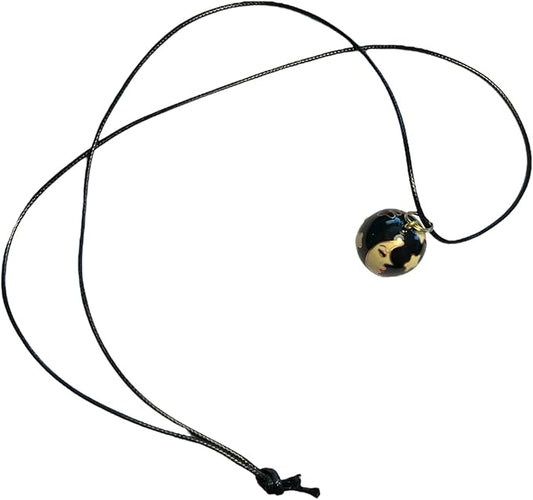 30177 - Moon & Stars Chime Ball Necklace - |Store|