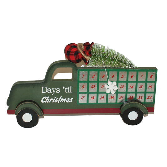 30181 - Green Truck 13" Christmas Countdown |Pod 2-59|
