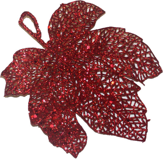 30245 - Glitter Red Fall Leaf - [Pod 1-9]