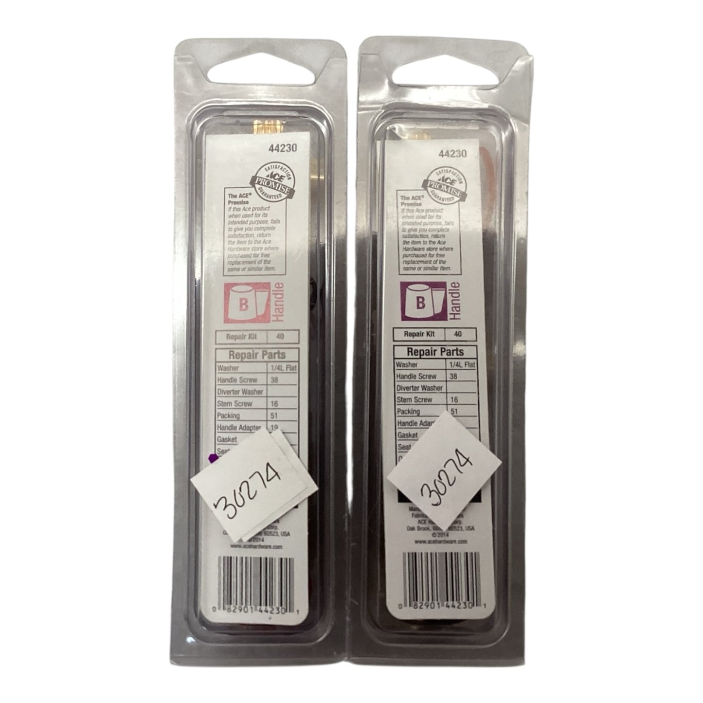 30274 - Set of 2 Ace Faucet Stem Gerber Style 11B-1H/C |11-12|