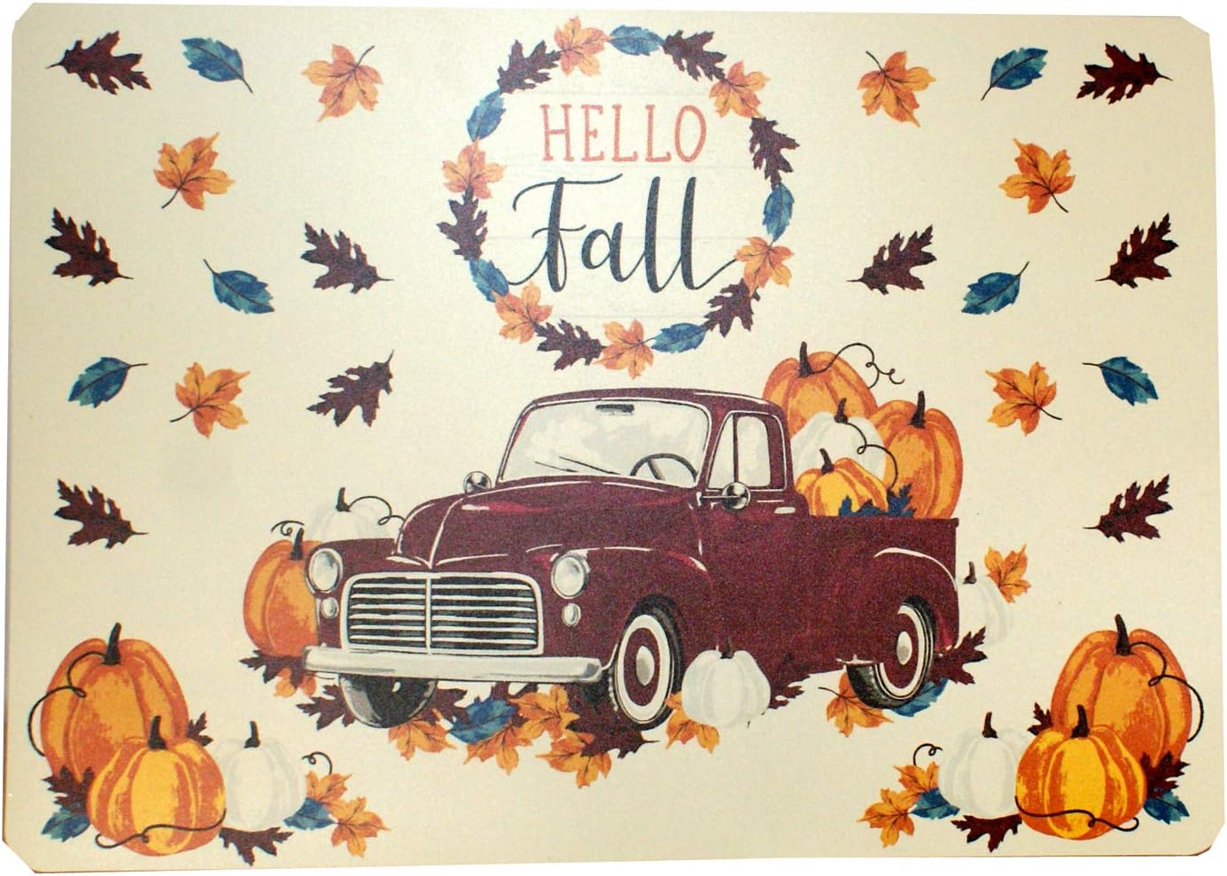 30407 - Hello Fall Truck Placemat - [BB-33]