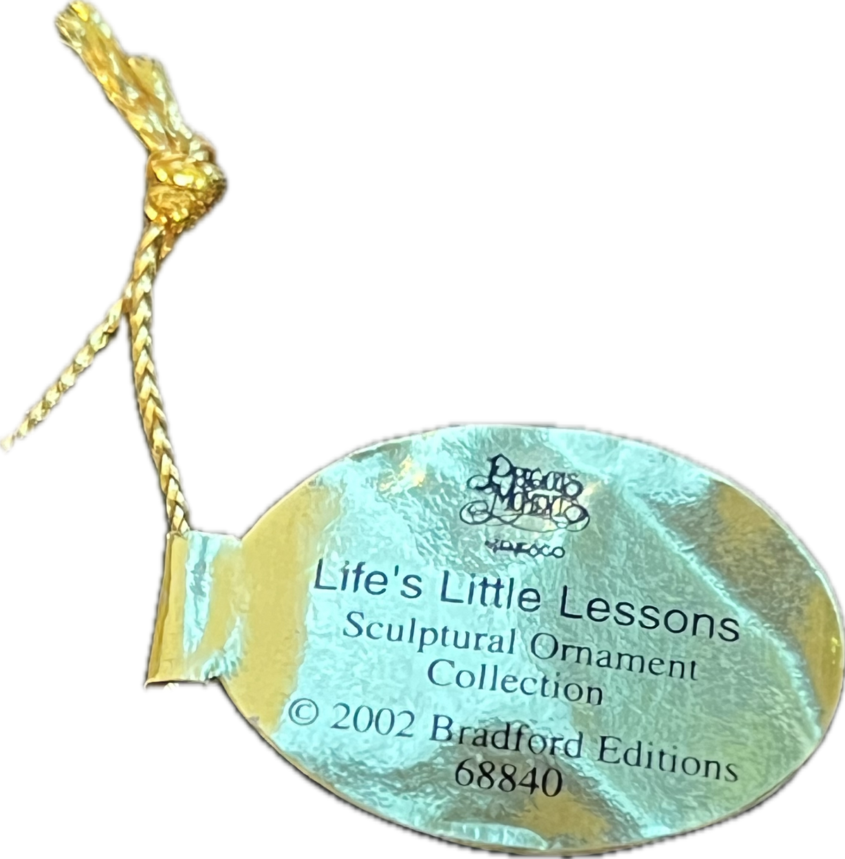 30411 - Precious Moments Life's Little Lessons - Use Love As Your Guide Ornament - 68840 - |H-29|