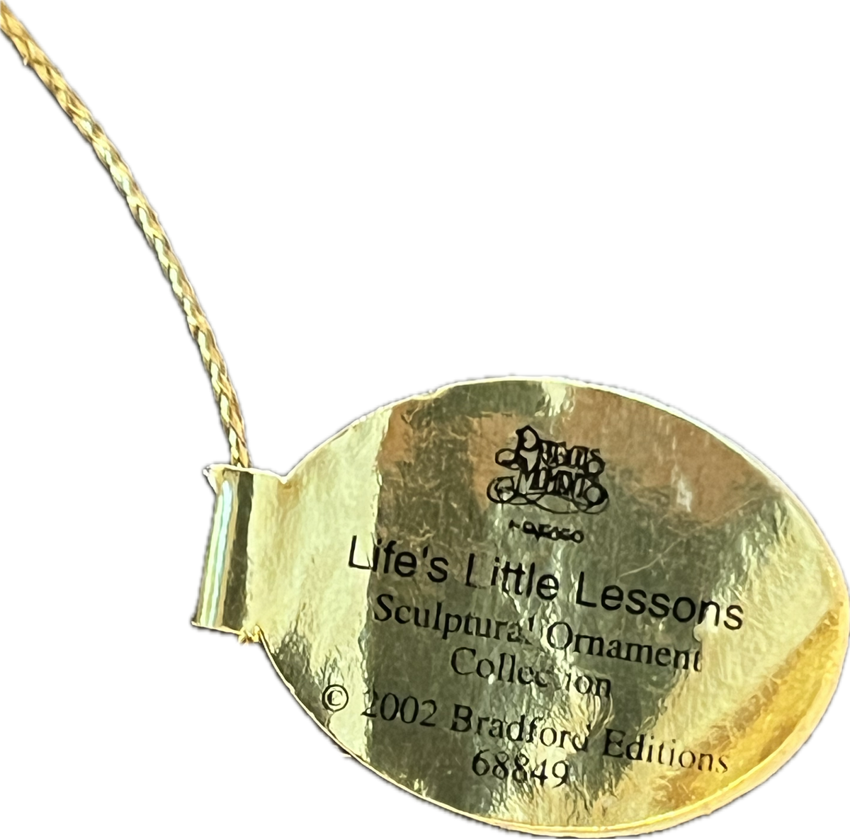 30421 - Precious Moments Life's Little Lessons - Share The Warmth of Your Friendship Ornament - 68849 - |H-29|