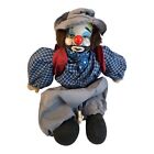 3049 - 7.5" Shelf Sitter Hobo Clown - |H-38|