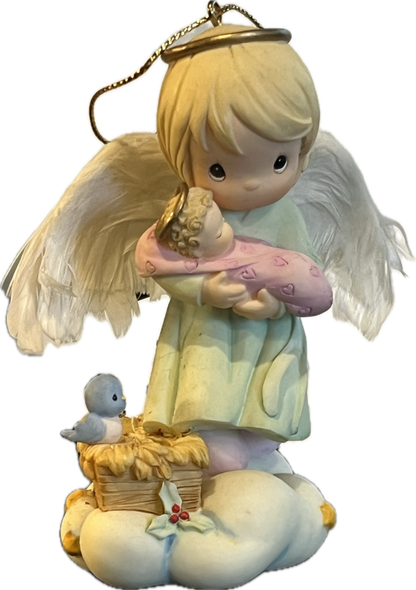 30509 - Precious Moments Life's Little Lessons - Remember the Reason for the Season Ornament - 68833 - |H-29|