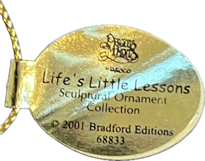 30509 - Precious Moments Life's Little Lessons - Remember the Reason for the Season Ornament - 68833 - |H-29|