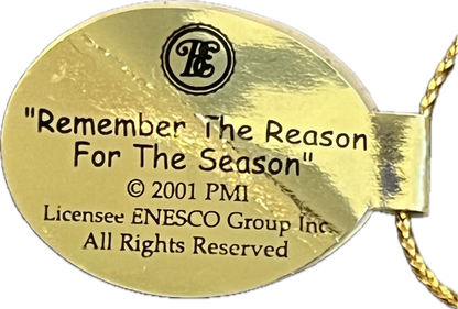 30509 - Precious Moments Life's Little Lessons - Remember the Reason for the Season Ornament - 68833 - |H-29|