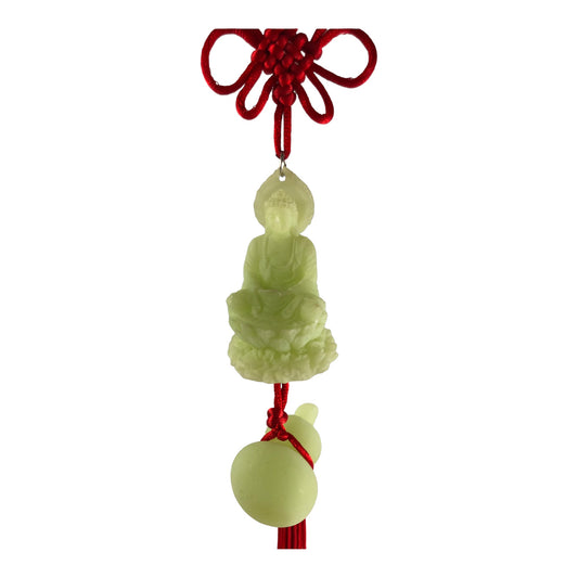 3055 - Glow Meditating Buddha w/Gourd - |P-16 Store|