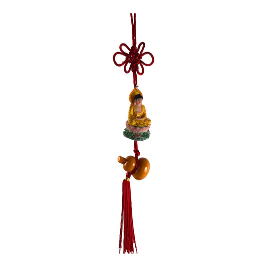 3056 - Meditating Buddha & Gourd Charm - |P-9 Store|