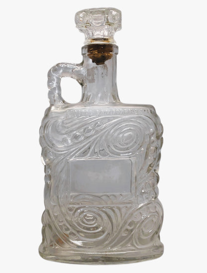 30586 - 11 Inch Fancy Glass Bottle With Stopper [9-14]