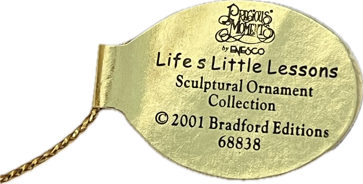30642 - Precious Moments Life's Little Lessons - To Have A Friend Be A Friend Ornament - 68838 - |H-29|