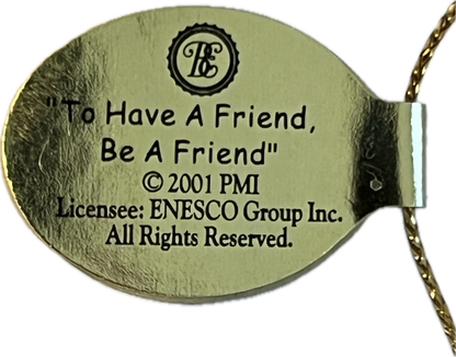 30642 - Precious Moments Life's Little Lessons - To Have A Friend Be A Friend Ornament - 68838 - |H-29|