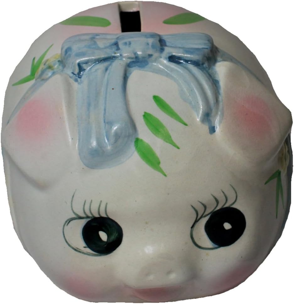 3066 - Piggy Bank w/Bow 4" - [22-10]